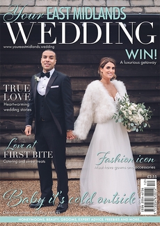 Cover of the December/January 2022/2023 issue of Your East Midlands Wedding magazine