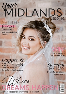 Cover of the April/May 2026 issue of Your Midlands Wedding magazine