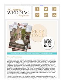 Your North West Wedding magazine - March 2023 newsletter
