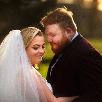 Clare and Daniel had a winter-themed wedding at Foxfields Country Hotel