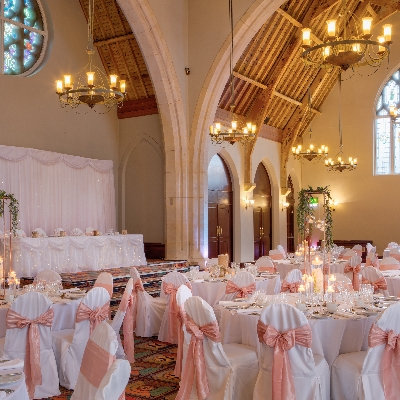 Cloisters Wedding Venue is a 16th-century converted church