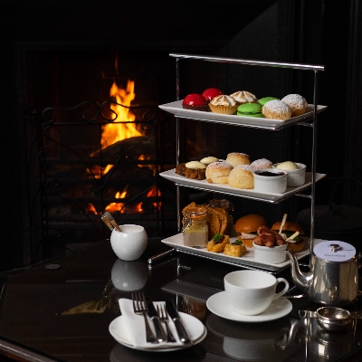 Enjoy Christmas afternoon tea with a stunning view of the Lake District