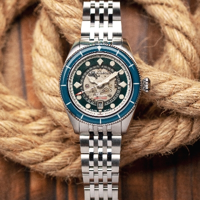 Spinnaker Watches has added a new addition to its Fleuss Collection