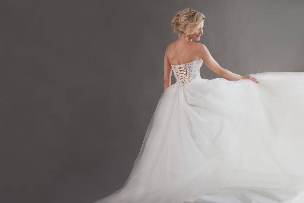 Sally Wood from Gown Bridal gives her top tips for picking a princess dress on your big day: Image 1