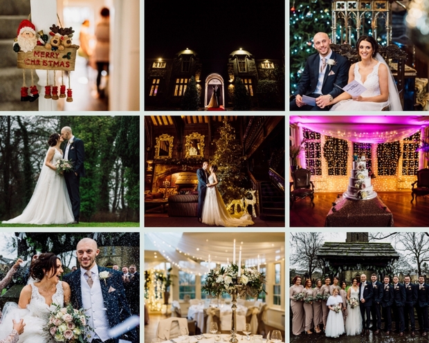 Lauren and Jack had a festive wedding at the magical Mitton Hall: Image 1