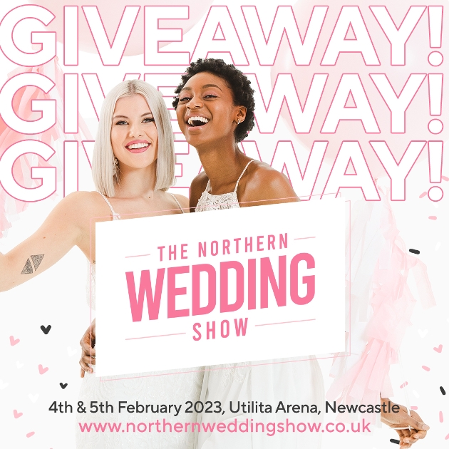 Banner with two brides on for The Northern Wedding Show