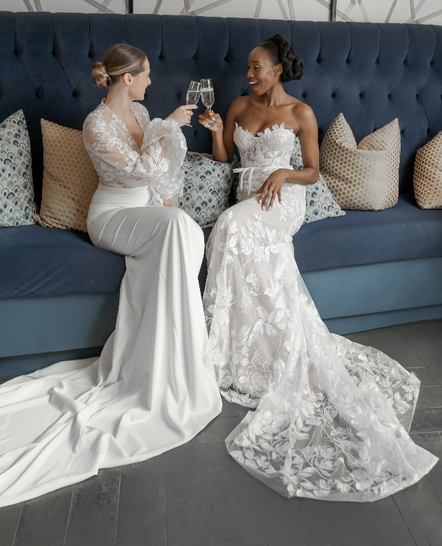 Sephora skirt, Autumn top and Marianna wedding dress all by Anna Georgina