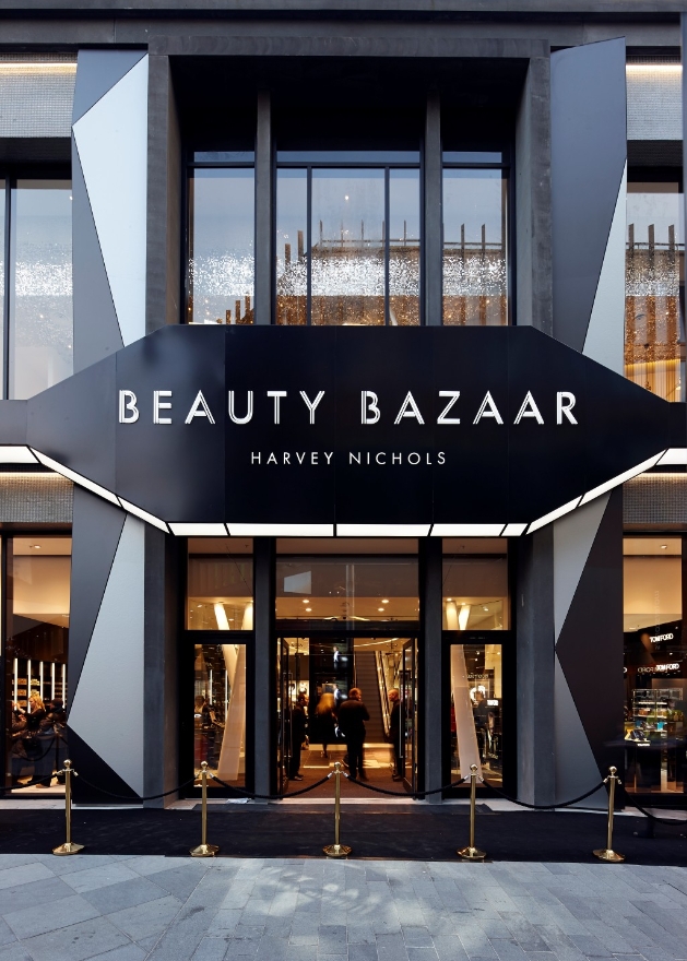 Beauty Bazaar, Harvey Nichols Liverpool exterior