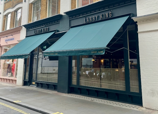 Larry King, tucked away on Marylebone Lane London