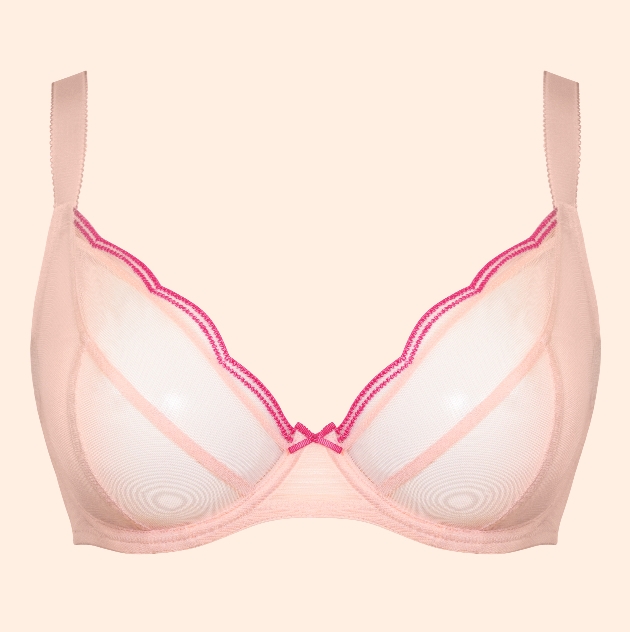 Lightstyle Scallop plunge bra by Curvy Kate